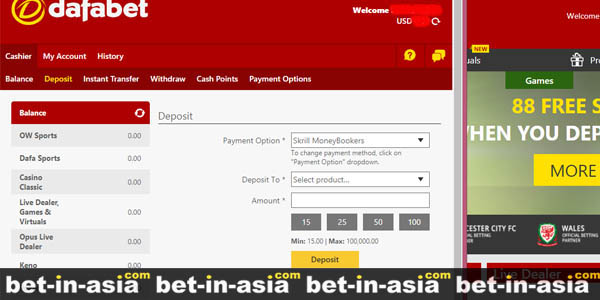 dafabet asia deposit skrill