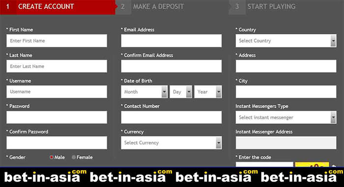 register form dafabet asia