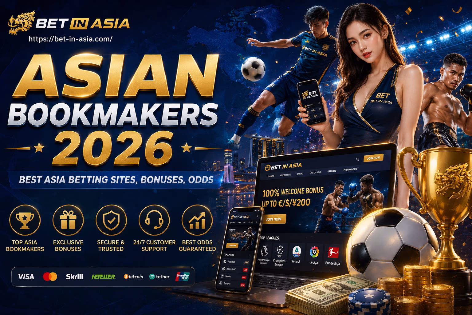 Asian Bookmakers 2026 Best Asia Betting Sites, Bonuses, Odds & Live Streaming
